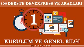 Devexpress Ders 1 Kurulum ve Genel Bilgi [upl. by Yuh]