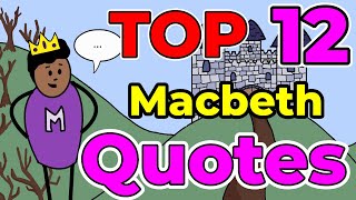 Top 12 MOST IMPORTANT Macbeth Quotes macbeth shakespeare gcseenglish gcserevision [upl. by Irena342]