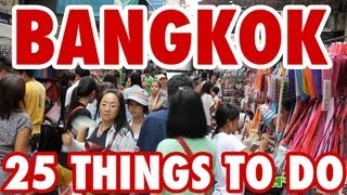 25 Amazing Things To Do in Bangkok Thailand [upl. by Lowry640]