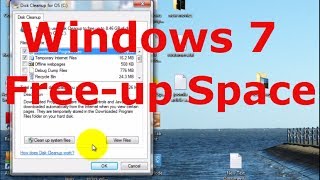 Free up wasted disk space from Windows Update  WINSXS folder   Windows 7 Tutorial [upl. by Claiborn]