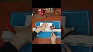 Basic demonstration of DIY book binding using a hot glue gun and stapler [upl. by Rexferd]