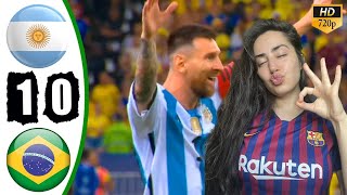 Argentina vs Brazil 10 Highlights amp All Goals 2023 HD 🔥 Messi amp Nicolas Otamendi Goal REACTION [upl. by Revned]