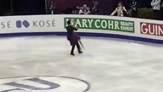 GPF2015 SD3 Anna CAPPELLINILuca LANOTTE ISU Grand Prix Final Ice Dance BARCELONA [upl. by Ripleigh891]