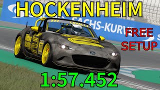 TRACK GUIDE Hockenheimring  Mazda MX5 Cup Assetto Corsa [upl. by Inafets9]