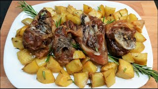 AGNELLO AL FORNO CON PATATE è così buono che tutti vogliono la ricetta semplice e veloce [upl. by Anikram352]