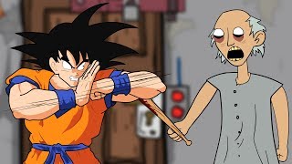 GRANNY THE HORROR GAME ANIMATION COMPILATION 12  GOKU Thor DeadPool Sonic Vs Scary Granny [upl. by Myrle]