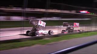 ISMA Supermodifieds Heats  Lee USA Speedway 81018 [upl. by Weston]