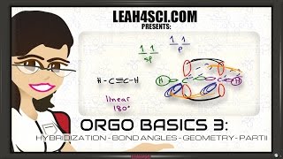 sp2 and sp Hybridization Bond Angle and Geometry In Organic Chemistry Basics 3 [upl. by Naot]