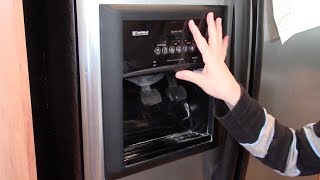 How to fix a dripping water dispenser  refrigerator repair Kenmore Whirlpool Supco [upl. by Herwig]