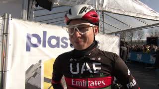 Jasper Philipsen  Interview at the start  KuurneBrusselKuurne 2020 [upl. by Longmire649]