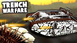 Land BATTLESHIP vs Trench Defense World War 1 Tank Battle Armored Battle Crew Gameplay [upl. by Townshend174]