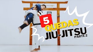 5 quedas básicas JiuJitsu parte 2 [upl. by Elimay131]