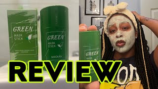 Green Tea Deep Cleanse Mask Review  Does it Work   Pocoskin Green Mask Stick  Danielle Denese [upl. by Vanda]