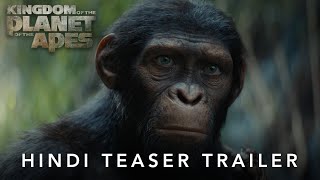 Kingdom of the Planet of the Apes  Hindi Teaser Trailer  In cinemas soon [upl. by Trbor]