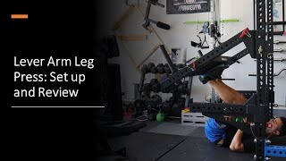 Lever Arm Leg Press Set up and Review [upl. by Jobyna]