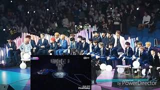 171129 SEVENTEEN reaction to MONSTA X  Dramarama MAMA [upl. by Stedt]