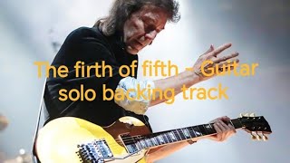 The Firth of Fifth  Guitar solo backing track [upl. by Stannwood]