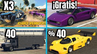 ¡ACTUALIZACIÓN SEMANAL SERIES DE CAYO PERICO X3 TERRORBYTE 40 Y MAS GTA 5 ONLINE [upl. by Yrod]