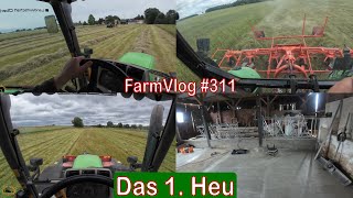 Farmvlog 311 Das 1 Heu in 2024  Fußboden betonieren im neuen Rinderstall [upl. by Jayne350]