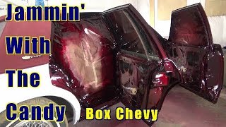 How To Spray Candy Paint BRANDYWINE BOX CHEVY CAPRICE KANDY DOOR JAMBS UreChem EyeKandy Wine Red [upl. by Charmaine]