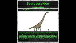 Sauroposeidon [upl. by Dallman228]