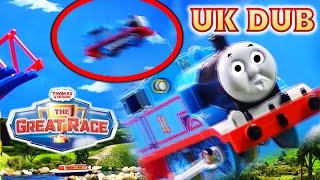 Thomas Bridge Jump  Thomas and Friends The Great Race Trackmaster Sky High Bridge Jump UK Remake [upl. by Aihsekel]