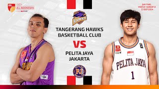 LIVE TANGERANG HAWKS BASKETBALL CLUB VS PELITA JAYA JAKARTA IBL OASIS ALL INDONESIAN [upl. by Roxanna]