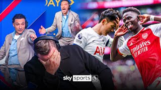 Jay Bothroyd and Jamie OHaras HILARIOUS North London derby reaction 🤣📺  Soccer Sunday [upl. by Ariahay]