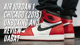 Air Jordan 1 High Chicago Review Uabat [upl. by Cogswell598]