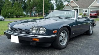 1988 Jaguar XJS Hess amp Eisenhardt Convertible Walkaround Video [upl. by Cis]