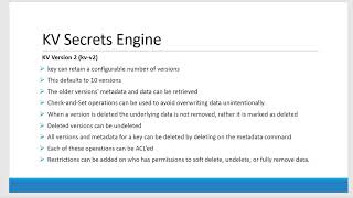 HashiCorp Vault KV SecretEngine Intro  Video 7 [upl. by Romeon]