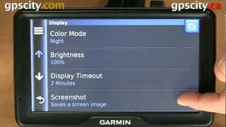 Display Settings in the Garmin dezl 760 Truck and RV GPS [upl. by Ermeena]