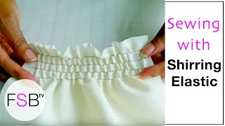 Sewing with Shirring Elastic [upl. by Arhez]