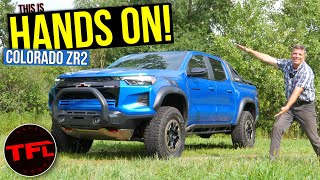 EXCLUSIVE Hands On The Allnew 2023 Chevy Colorado Is Full of Surprises  Here’s What They Are [upl. by Deena891]