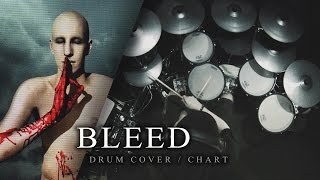 Meshuggah  Bleed Drum CoverChart [upl. by Nennarb]