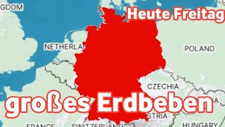 Ein sehr starkes Erdbeben erschütterte Deutschland heute Abend Freitag 9 August 2024 [upl. by Guillema]