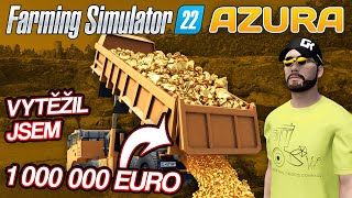 VYTĚŽIL JSEM MILION EURO  Farming Simulator 22 Azura 04 [upl. by Esalb]