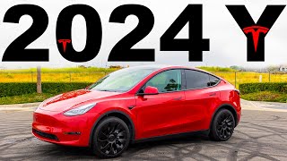 NEW 2024 Tesla Model Y  Its FINALLY Here [upl. by Towroy]