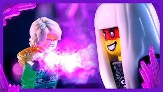 LEGO NINJAGO Crystalized  Lloyd vs Harumi SCENE RECREATION [upl. by Arleta339]