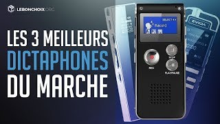 TOP 3  MEILLEUR DICTAPHONE 2020  COMPARATIF amp TEST [upl. by Hawken]