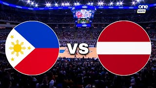 Gilas Pilipinas vs Latvia FIBA OQT 2024 [upl. by Kahcztiy909]