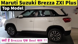 Brezza ZXI Plus 2021 Walkaround Review Interior Features On Road Price  Brezza Top Model 2021 [upl. by Andris]