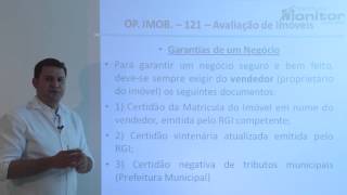 121  Operações Imobiliárias  Avaliação de Imóveis [upl. by Giule]