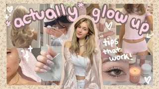 How to ACTUALLY glow up ✧ physically amp mentally ✧･ﾟ✧ [upl. by Ayardna]