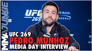 Pedro Munhoz doesnt see a decline in Dominick Cruz  UFC269 media day [upl. by Lien]