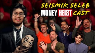 Money Heist Cast Guess Malaysian Words  SEISMIK Seleb [upl. by Rennoc]