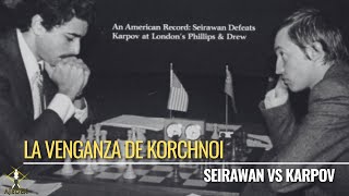 La venganza de Korchnoi Seirawan vs Karpov Londres 1982 ♟️😱 [upl. by Sacken]