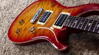 PRS Custom 22  24  10 Top Quilt  Cherry Sunburst [upl. by Ynohtnanhoj327]