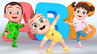 ABC Exercise Song  Lalafun Nursery Rhymes amp Movement Activity for Kids [upl. by Nnylram78]