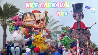 Carnaval de Nice 2024 25022024 [upl. by Eveivaneg]